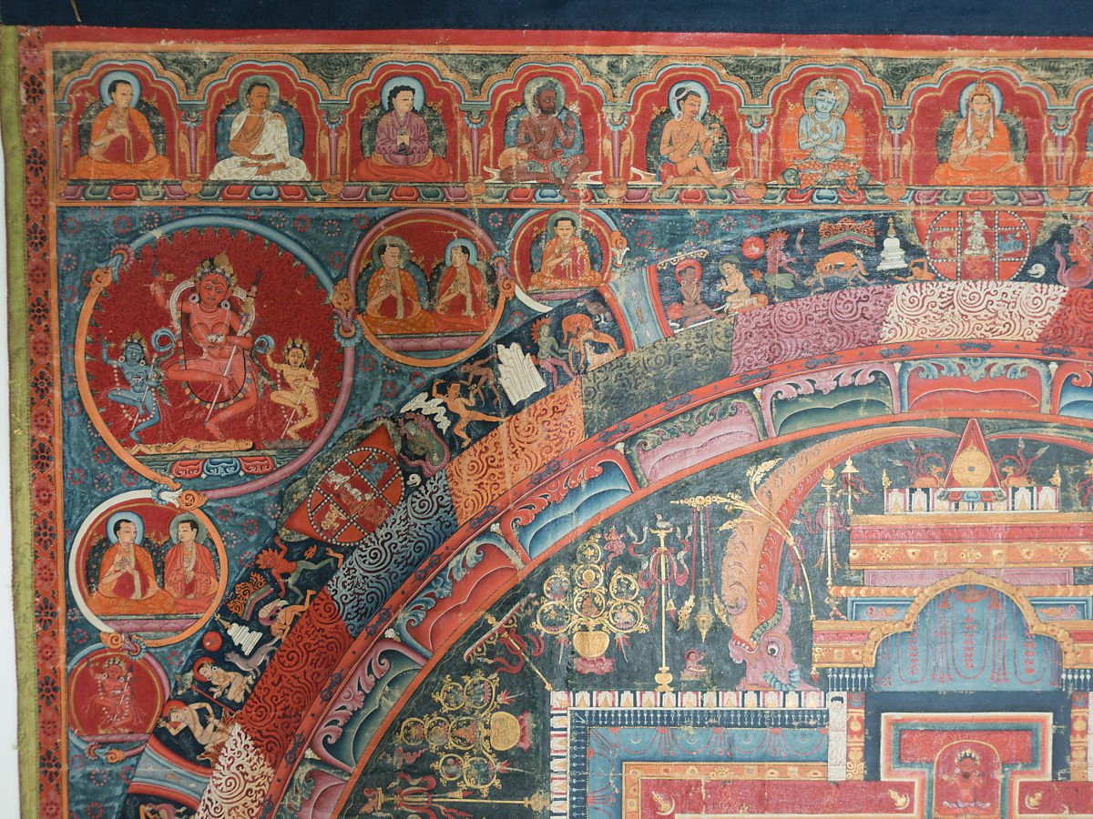 Mandala detailed painting of Tibet