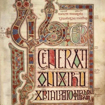 Lindisfarne Gospels Manuscript