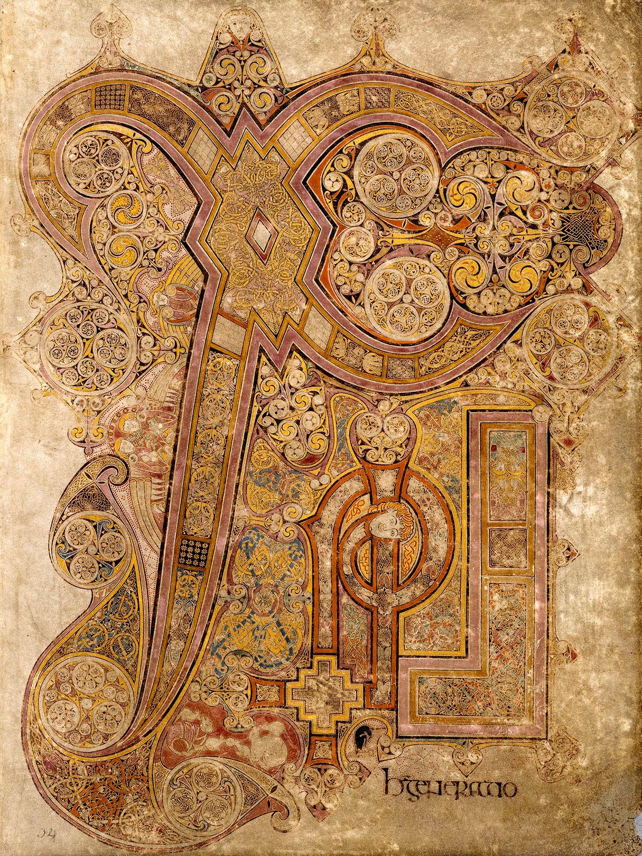 Manuscript The Book Of Kells Detailed Drawings Manuscript The Book Of Kells Detailed Drawings